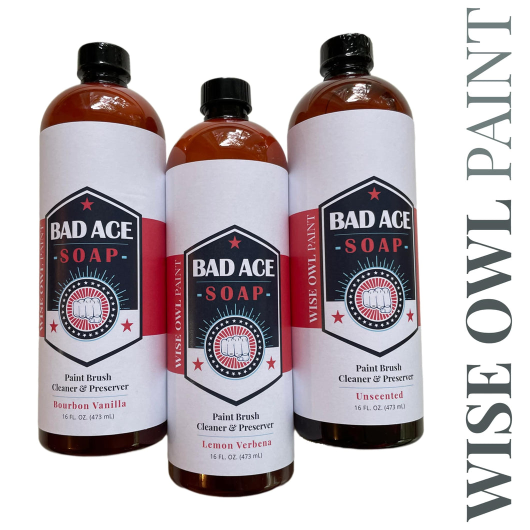 Bad Ace Brush Soap - Paint Brush Cleaner & Preserver