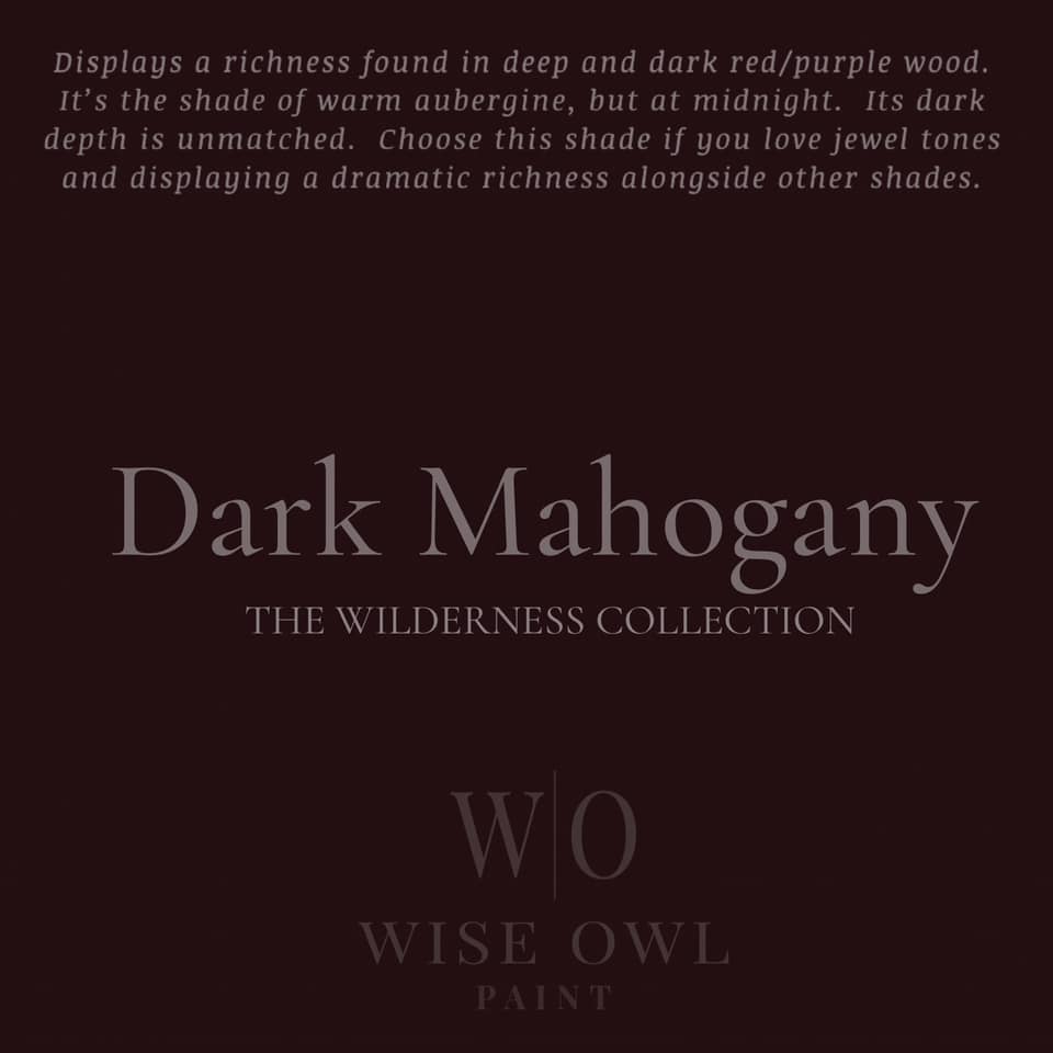 Wise Owl One Hour Enamel - Dark Mahagany