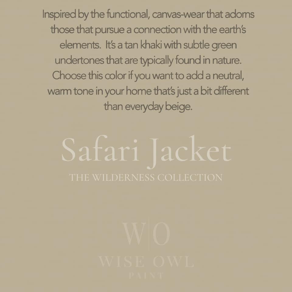 Wise Owl One Hour Enamel - Safari Jacket