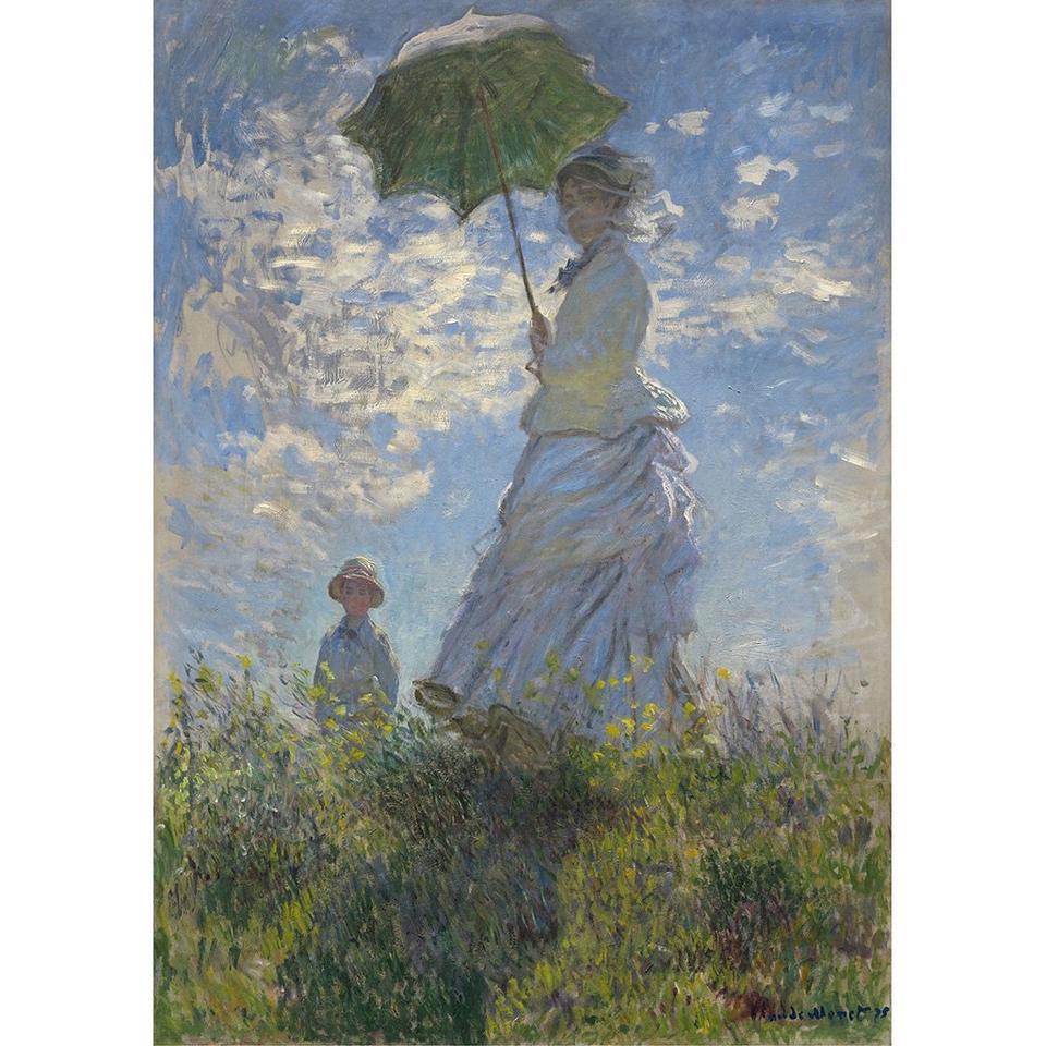 Lady with Parasol Decoupage Paper