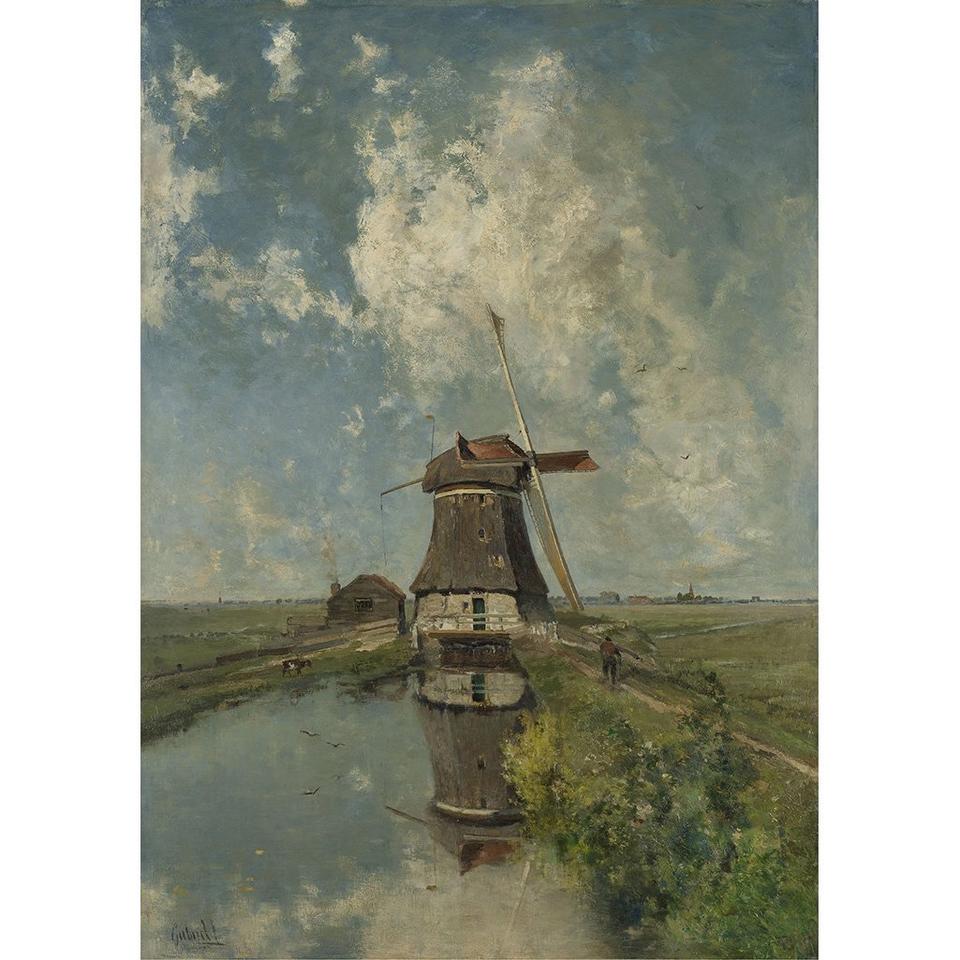 Windmill Decoupage Paper