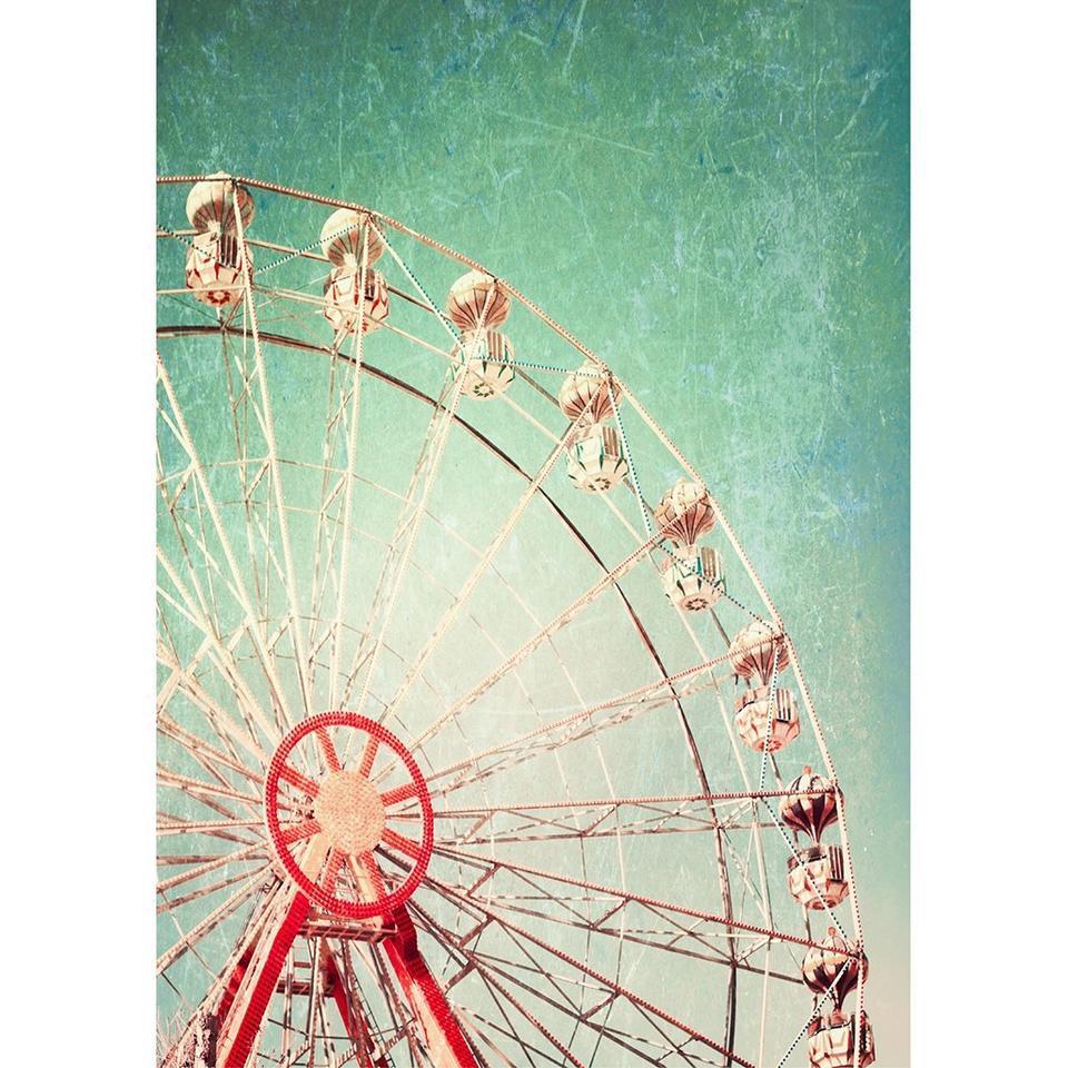 Ferris Wheel Decoupage Paper